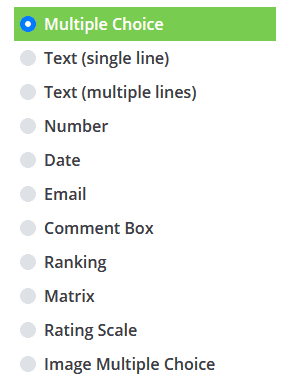 online survey questions